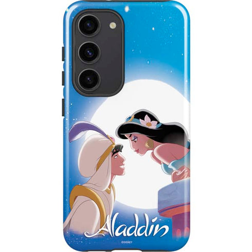 Disney Aladdin and Princess Jasmine Kiss Galaxy S23 Pro Case