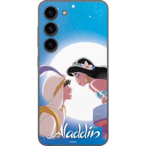 Disney Aladdin and Princess Jasmine Kiss Galaxy S23 Skin
