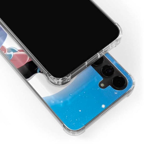 Disney Aladdin and Princess Jasmine Kiss Galaxy S24 Plus Clear Case