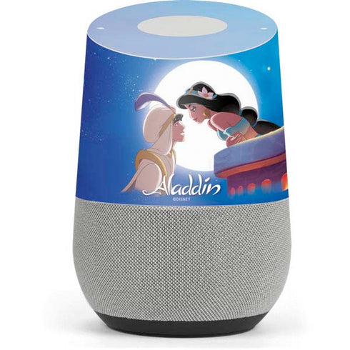 Disney Aladdin and Princess Jasmine Kiss Google Home Skin