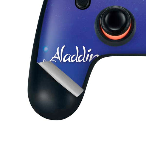 Disney Aladdin and Princess Jasmine Kiss Google Stadia Controller Skin