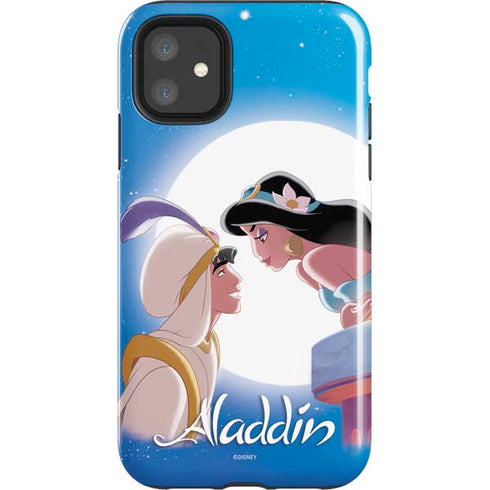 Disney Aladdin and Princess Jasmine Kiss iPhone 11 Impact Case