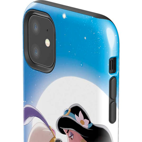 Disney Aladdin and Princess Jasmine Kiss iPhone 11 Impact Case