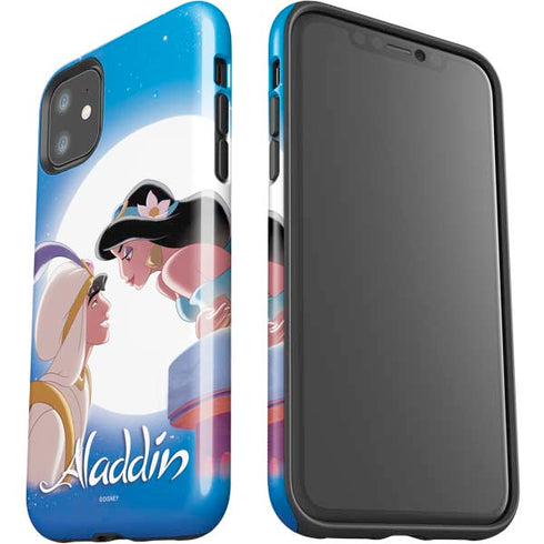 Disney Aladdin and Princess Jasmine Kiss iPhone 11 Impact Case