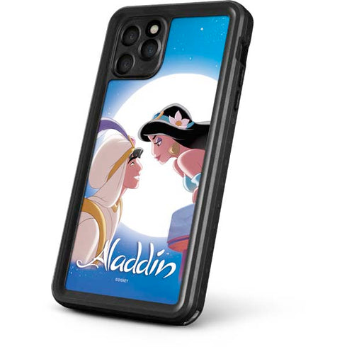 Disney Aladdin and Princess Jasmine Kiss iPhone 11 Pro Max Waterproof Case