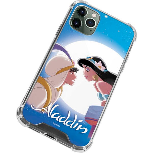 Disney Aladdin and Princess Jasmine Kiss iPhone 12 Pro Clear Case