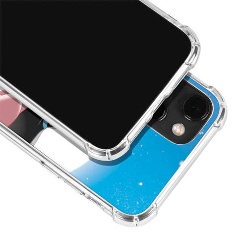 Disney Aladdin and Princess Jasmine Kiss iPhone 13 Mini Clear Case