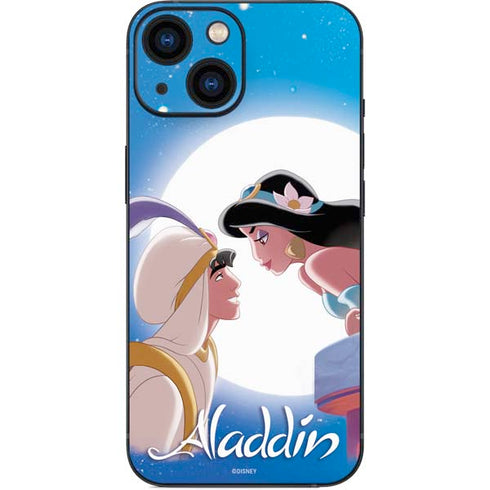 Disney Aladdin and Princess Jasmine Kiss iPhone 13 Mini Skin