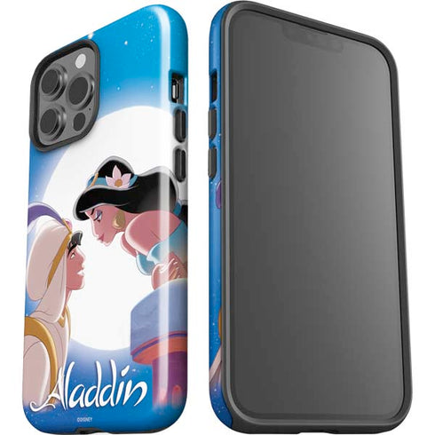 Disney Aladdin and Princess Jasmine Kiss iPhone 13 Pro Max Impact Case