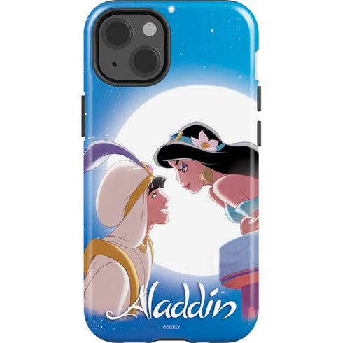 Disney Aladdin and Princess Jasmine Kiss iPhone 14 Impact Case