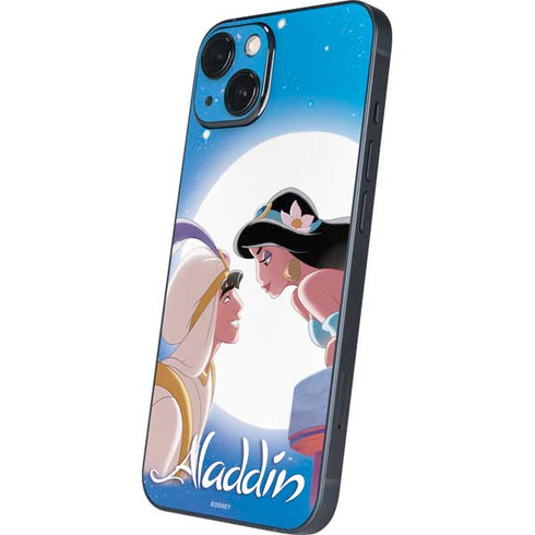 Disney Aladdin and Princess Jasmine Kiss iPhone 14 Plus Skin
