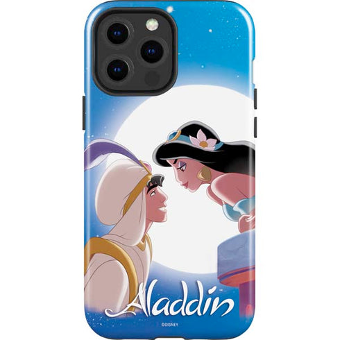 Disney Aladdin and Princess Jasmine Kiss iPhone 15 Pro Max Impact Case