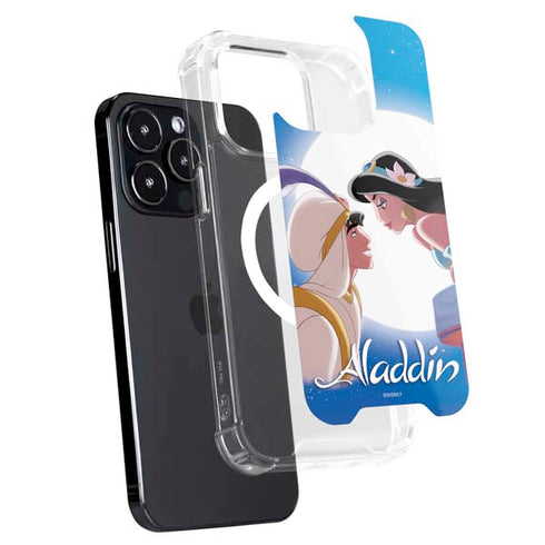 Disney Aladdin and Princess Jasmine Kiss iPhone 15 Pro Max MagSafe Case