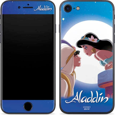 Disney Aladdin and Princess Jasmine Kiss iPhone 8 Skin