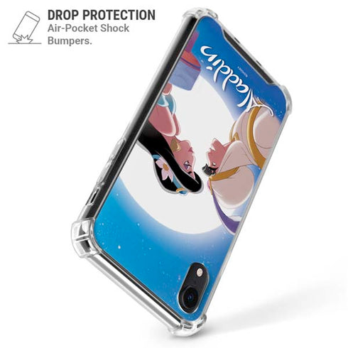 Disney Aladdin and Princess Jasmine Kiss iPhone XR Clear Case