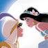 Disney Aladdin and Princess Jasmine Kiss iPhone XS Skin