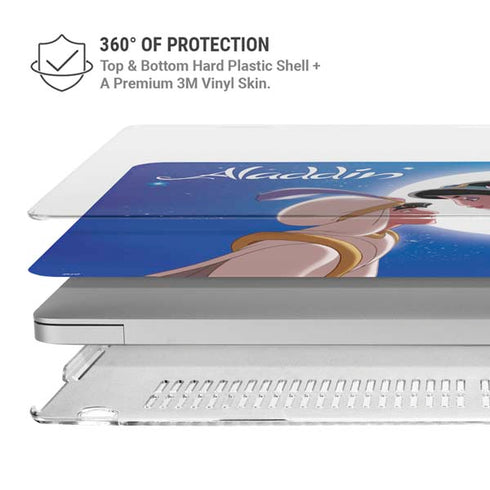 Disney Aladdin and Princess Jasmine Kiss MacBook Air 13in M1 (2021) Case plus Skin
