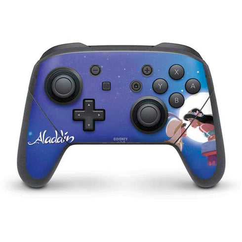 Disney Aladdin and Princess Jasmine Kiss Nintendo Switch Pro Controller Skin