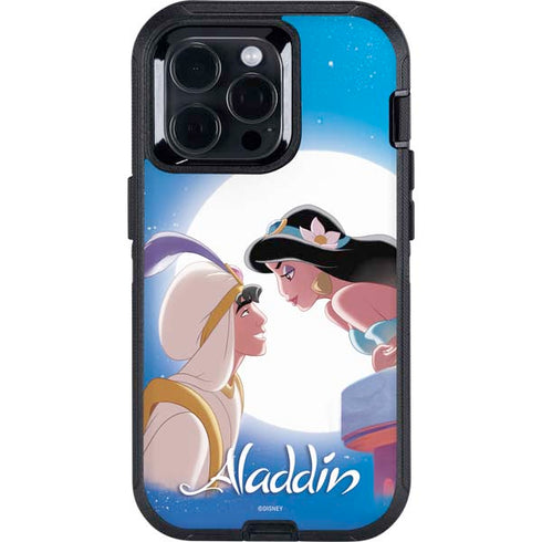 Disney Aladdin and Princess Jasmine Kiss Otterbox Defender iPhone Skin
