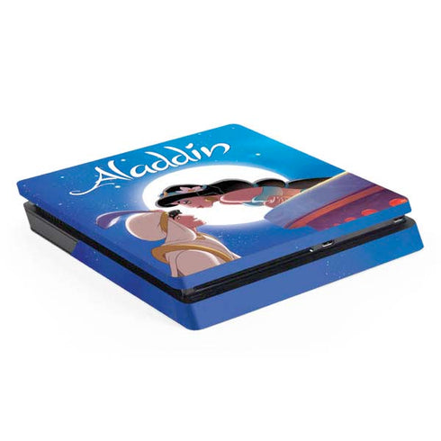 Disney Aladdin and Princess Jasmine Kiss PS4 Slim Skin