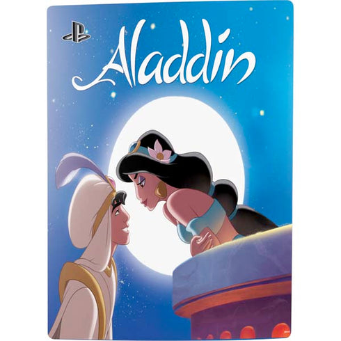 Disney Aladdin and Princess Jasmine Kiss PS5 Digital Edition Bundle Skin