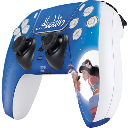 Disney Aladdin and Princess Jasmine Kiss PS5 Controller Skin