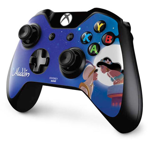 Disney Aladdin and Princess Jasmine Kiss Xbox One Controller Skin