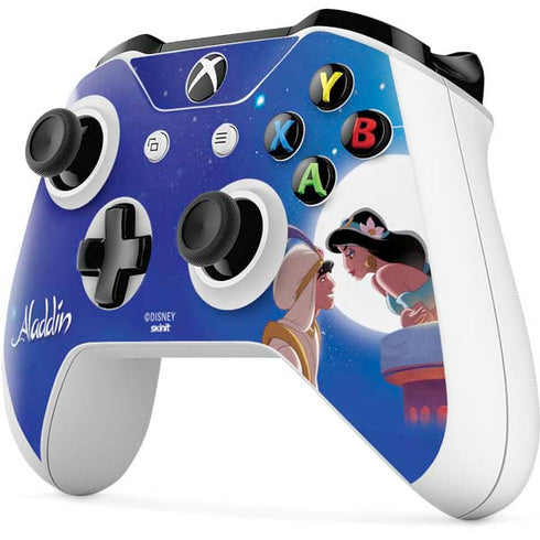 Disney Aladdin and Princess Jasmine Kiss Xbox One S All-Digital Edition Bundle Skin