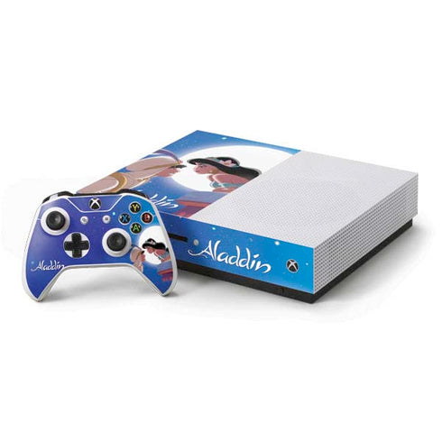 Disney Aladdin and Princess Jasmine Kiss Xbox One Skins