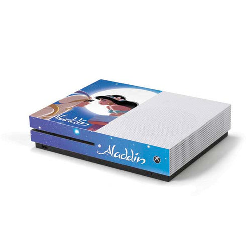 Disney Aladdin and Princess Jasmine Kiss Xbox One S Console Skin