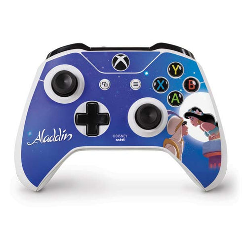 Disney Aladdin and Princess Jasmine Kiss Xbox One S Controller Skin