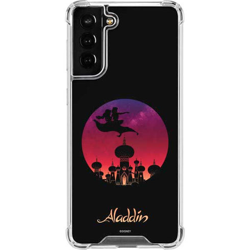 Disney Aladdin A Whole New World Art Galaxy S21 FE Clear Case
