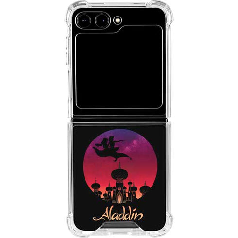 Disney Aladdin A Whole New World Art Galaxy Z Flip5 5G Clear Case