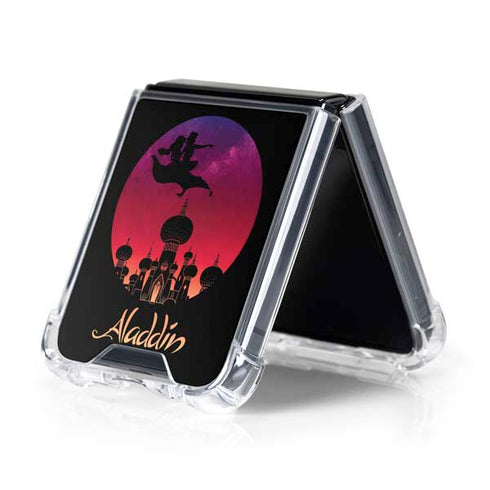 Disney Aladdin A Whole New World Art Galaxy Z Flip5 5G Clear Case