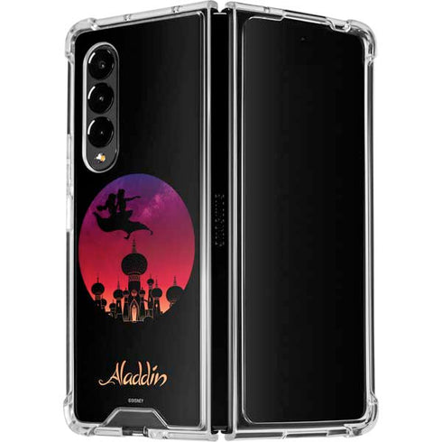Disney Aladdin A Whole New World Art Galaxy Z Fold4 5G Clear Case