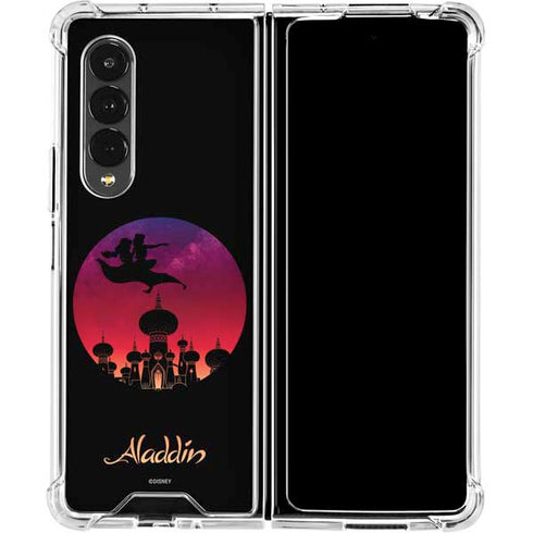 Disney Aladdin A Whole New World Art Galaxy Z Fold4 5G Clear Case