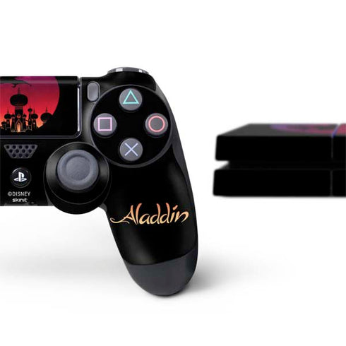 Disney Aladdin A Whole New World Art PS4 Console and Controller Bundle Skin
