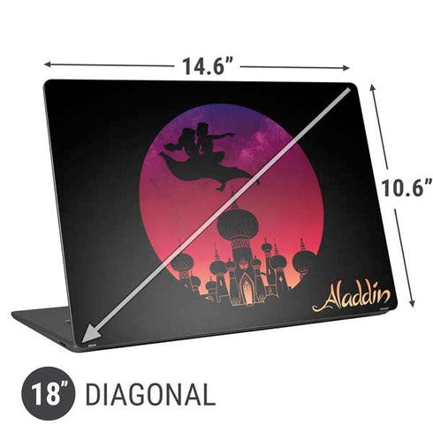 Disney Aladdin A Whole New World Art Universal Laptop 18in (14.6 x 10.6in) Skin