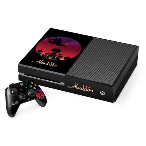 Disney Aladdin A Whole New World Art Xbox One Console and Controller Bundle Skin