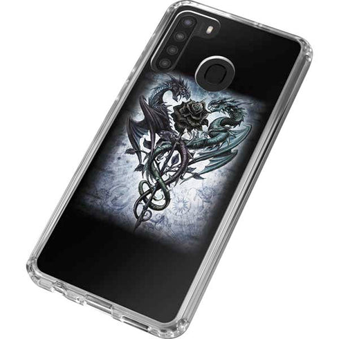 Alchemy Carta Caduceus Rex Galaxy A21 Clear Case