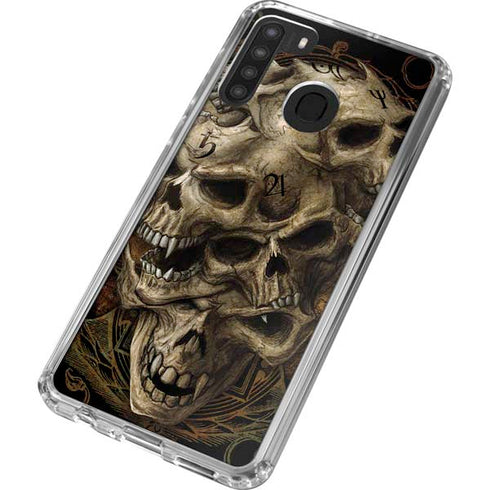 Alchemy Carta Gestaltkopf Galaxy A21 Clear Case