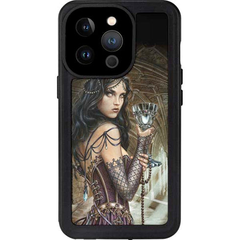 Alchemy Carta Name Of The Rose iPhone 14 Pro Waterproof Case