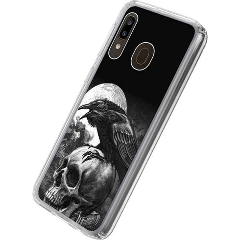 Alchemy Carta Poe's Raven Galaxy A20 Clear Case