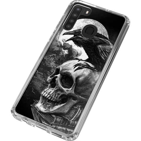 Alchemy Carta Poe's Raven Galaxy A21 Clear Case