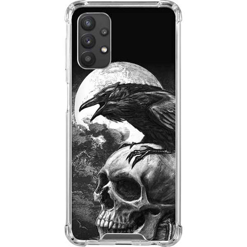 Alchemy Carta Poe's Raven Galaxy A32 5G Clear Case