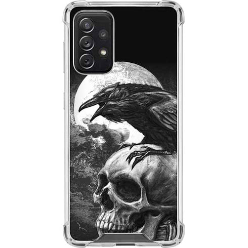 Alchemy Carta Poe's Raven Galaxy A72 5G Clear Case