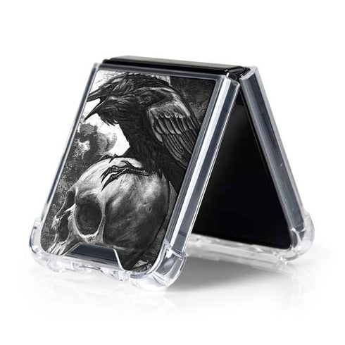 Alchemy Carta Poe's Raven Galaxy Z Flip5 5G Clear Case
