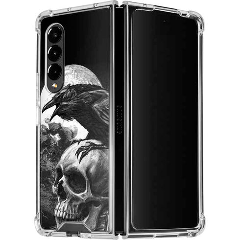 Alchemy Carta Poe's Raven Galaxy Z Fold4 5G Clear Case
