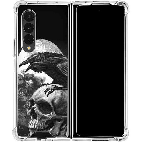 Alchemy Carta Poe's Raven Galaxy Z Fold4 5G Clear Case