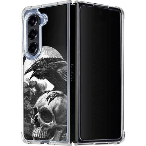 Alchemy Carta Poe's Raven Galaxy Z Fold5 5G Clear Case